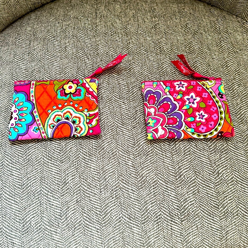 TWO NEW Vera Bradley coin, ID, or small makeup purse